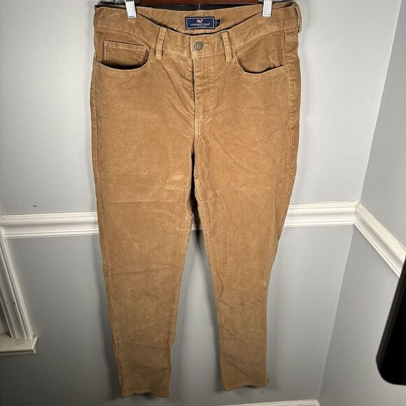 Vineyard Vines Corduroy Pants Mens 32x32 Brown Five Pocket‎ Chino Preppy Modern - Picture 1 of 5